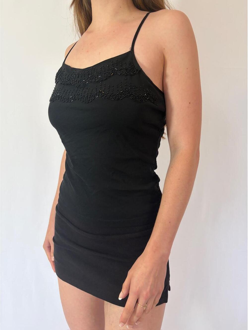 Vintage Y2K The Limited Mesh Beaded Going Out Cami Top